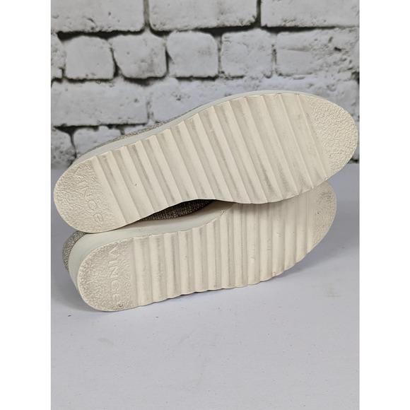 VINCE Natural Linen Zeta Tweed Platform Loafer - Picture 7 of 9